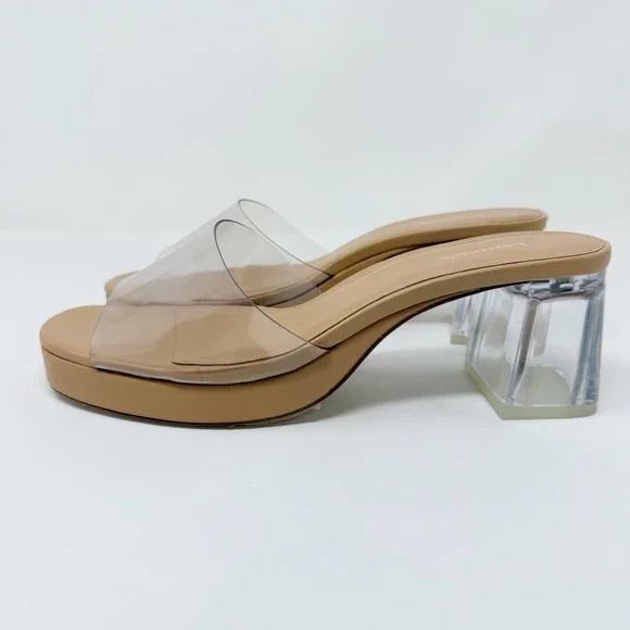 New Larroude Jenn Lucite Sandal Sz US 8.5 - Picture 8 of 15